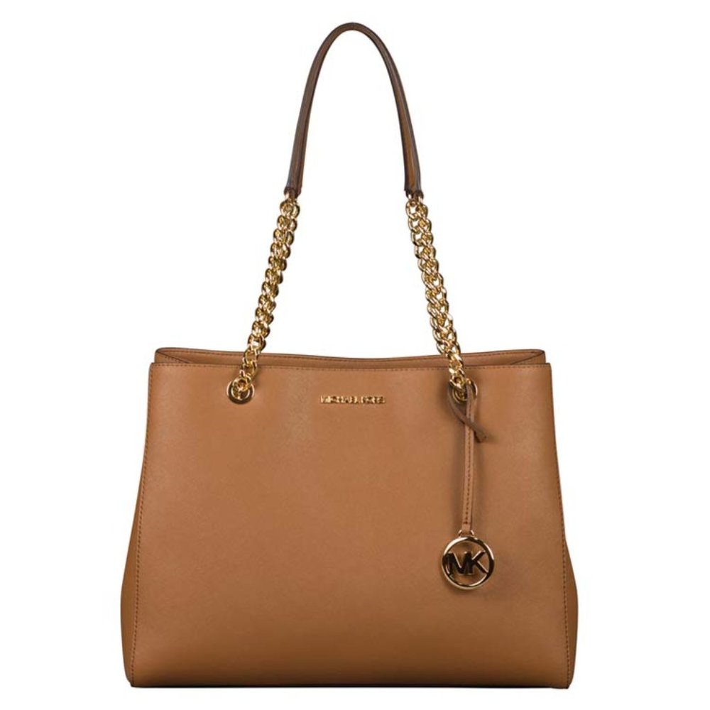 Michael Kors Large Susannah EW Tote in Luggage